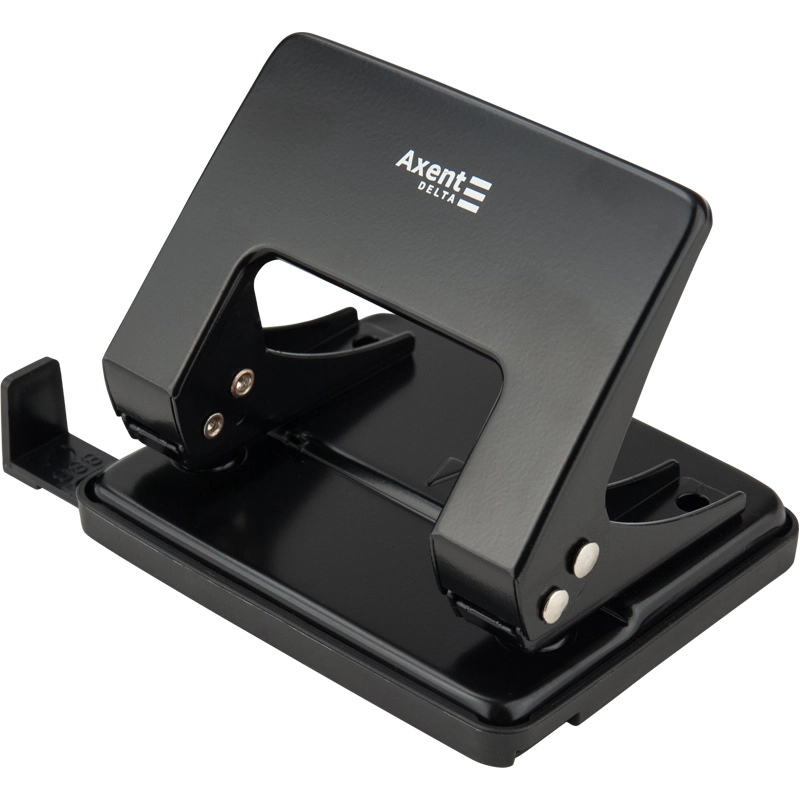 Діркопробивач 20 аркушів металевий чорний — фото 2