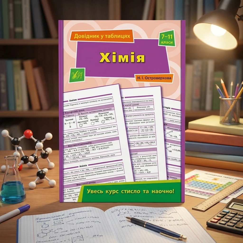 Довідник у таблицях. Хімія 7-11 класи