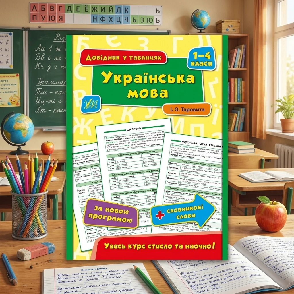 Довідник у таблицях. Українська мова. 1–4 класи