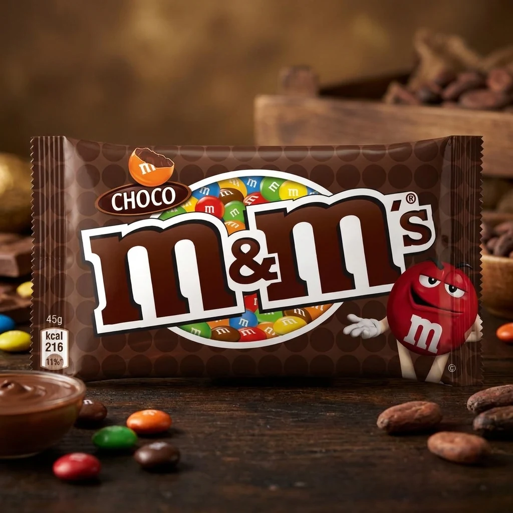 Драже M&Ms з молочним шоколадом 45г 4147 — Продукти та напої