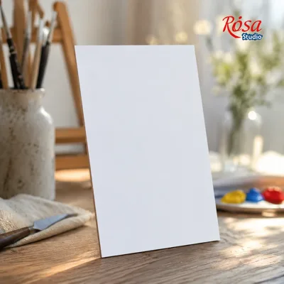ДВП грунтоване, 18*20 см, акрил, ROSA Studio