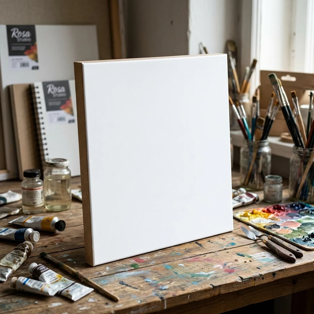 ДВП грунтоване 20*20 см, Rosa Studio
