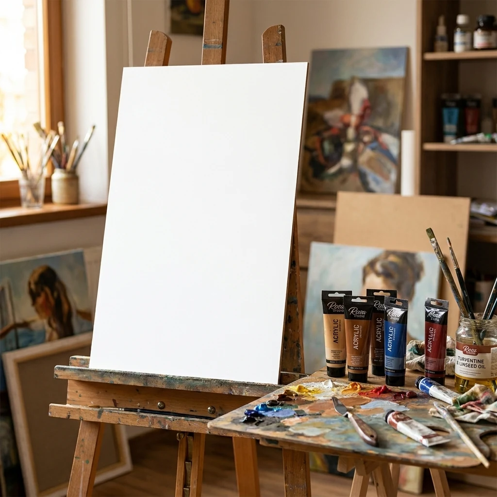 ДВП грунтоване 30*50 см, Rosa Studio