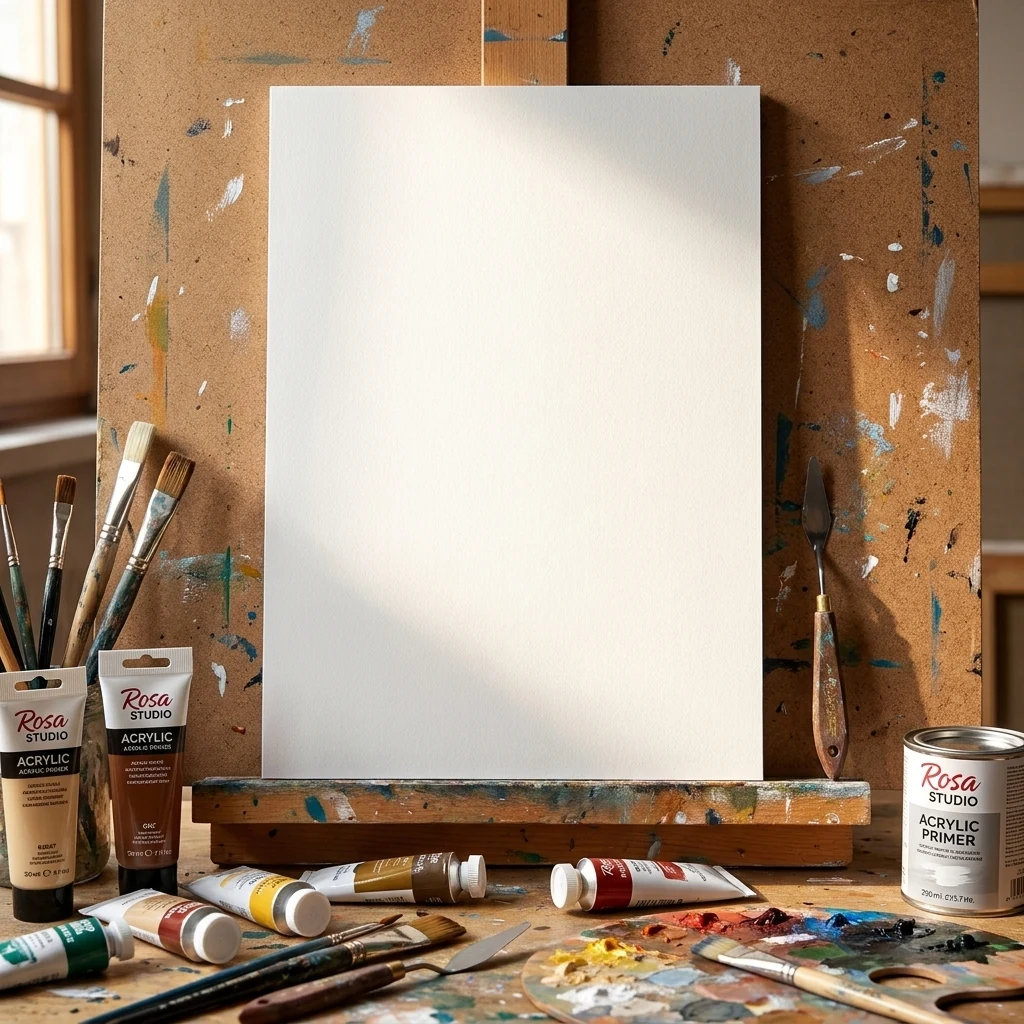 ДВП грунтоване 50*60 см, Rosa Studio