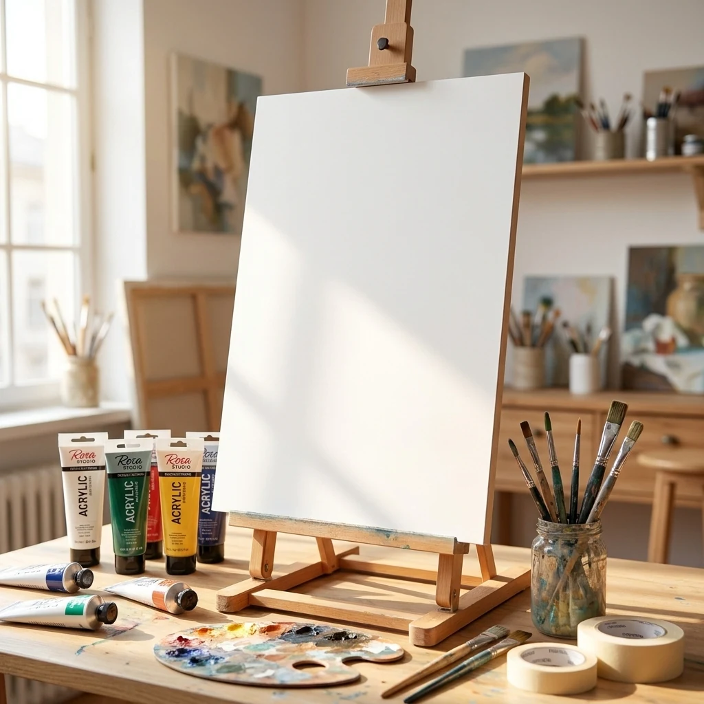 ДВП грунтоване 50*70 см, Rosa Studio