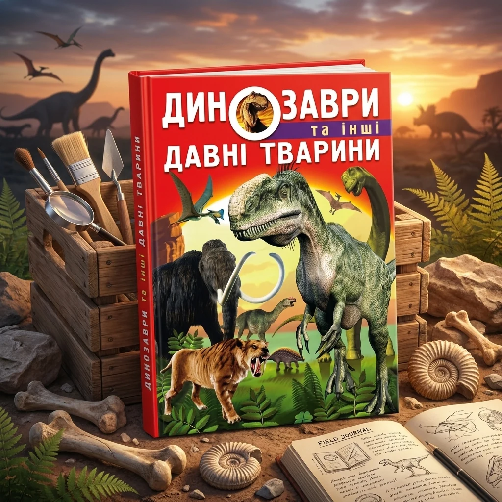 Динозаври та інші давні тварини. Кристал Бук