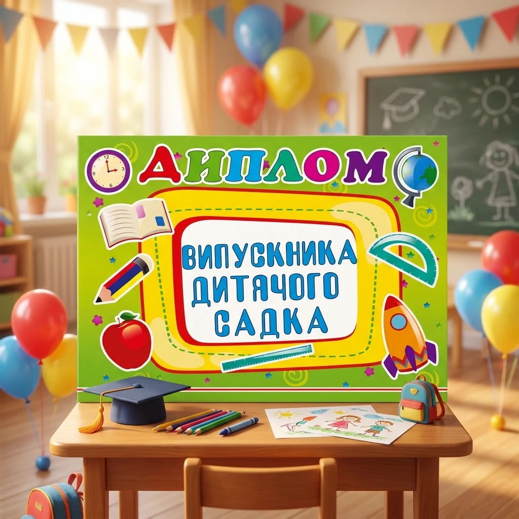 Диплом випускника дитячого садка А5 150*210