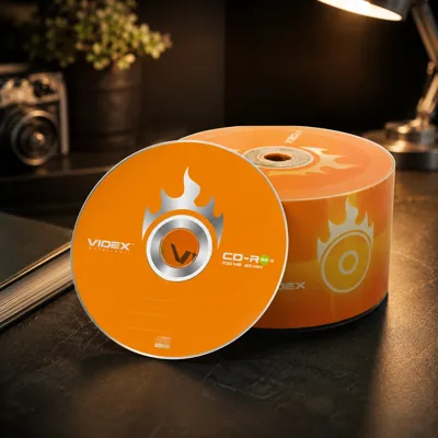 Диск CD-R, 700 Mb, 52x, Bulk 50 pcs, VIDEX
