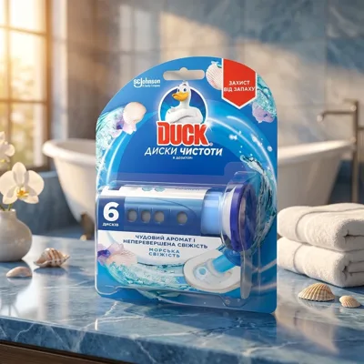 Диски чистоти Duck Морська свіжість основний блок
