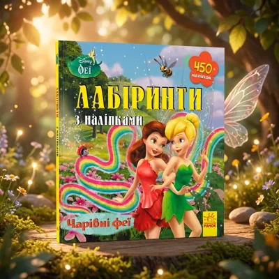 Дисней. Лабіринти з наліпками. Феї (У)