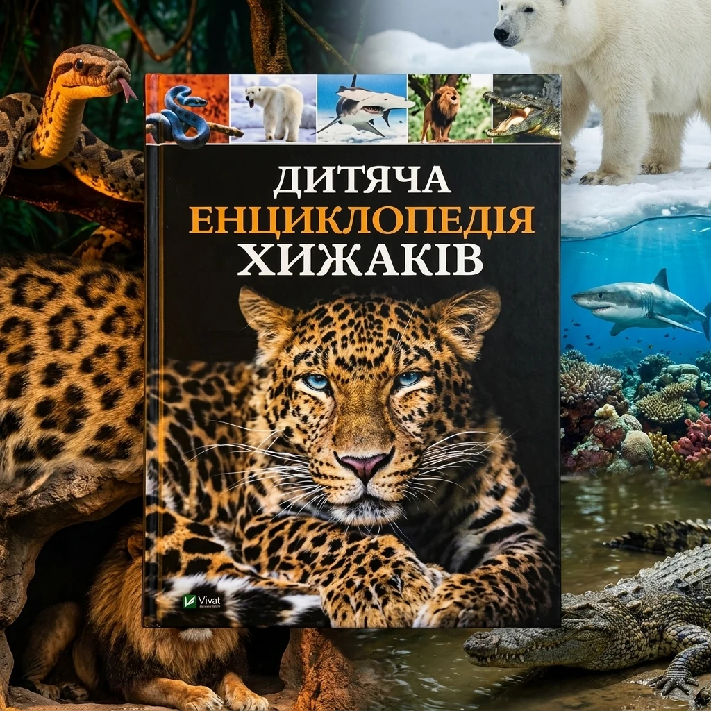 Дитяча енциклопедія хижаків Vivat 28514