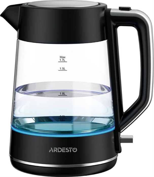 Електрочайник ARDESTO 1.7л, Otter, скло, чорний EKL-F115 — фото 2