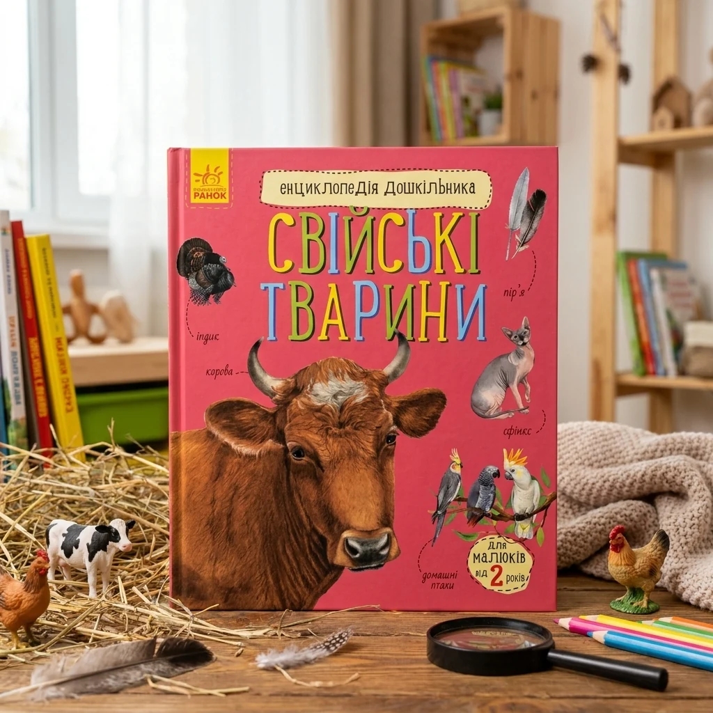 Енциклопедія дошкільника.Свійські тварини. Ранок