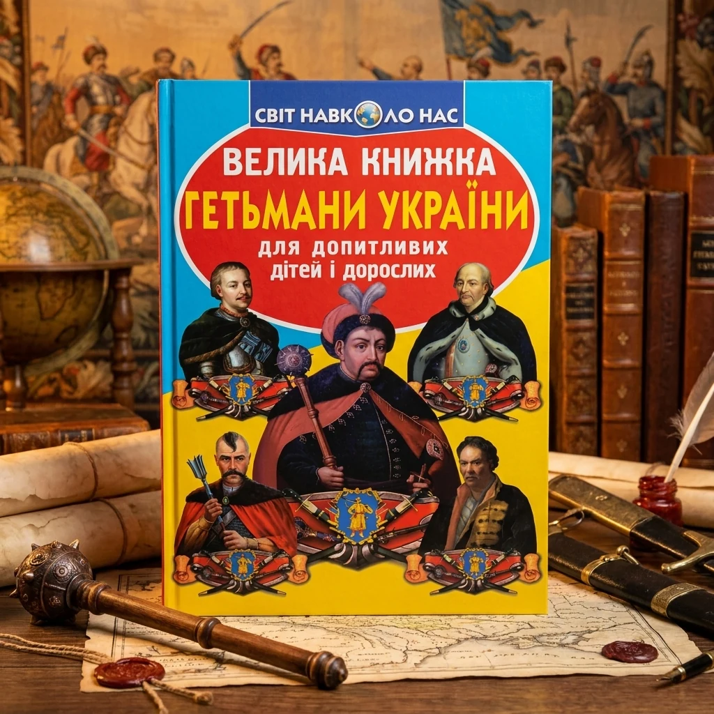 Енциклопедія.Світ навколо нас.Велика книжка.Гетьмани України. Кристал Бук