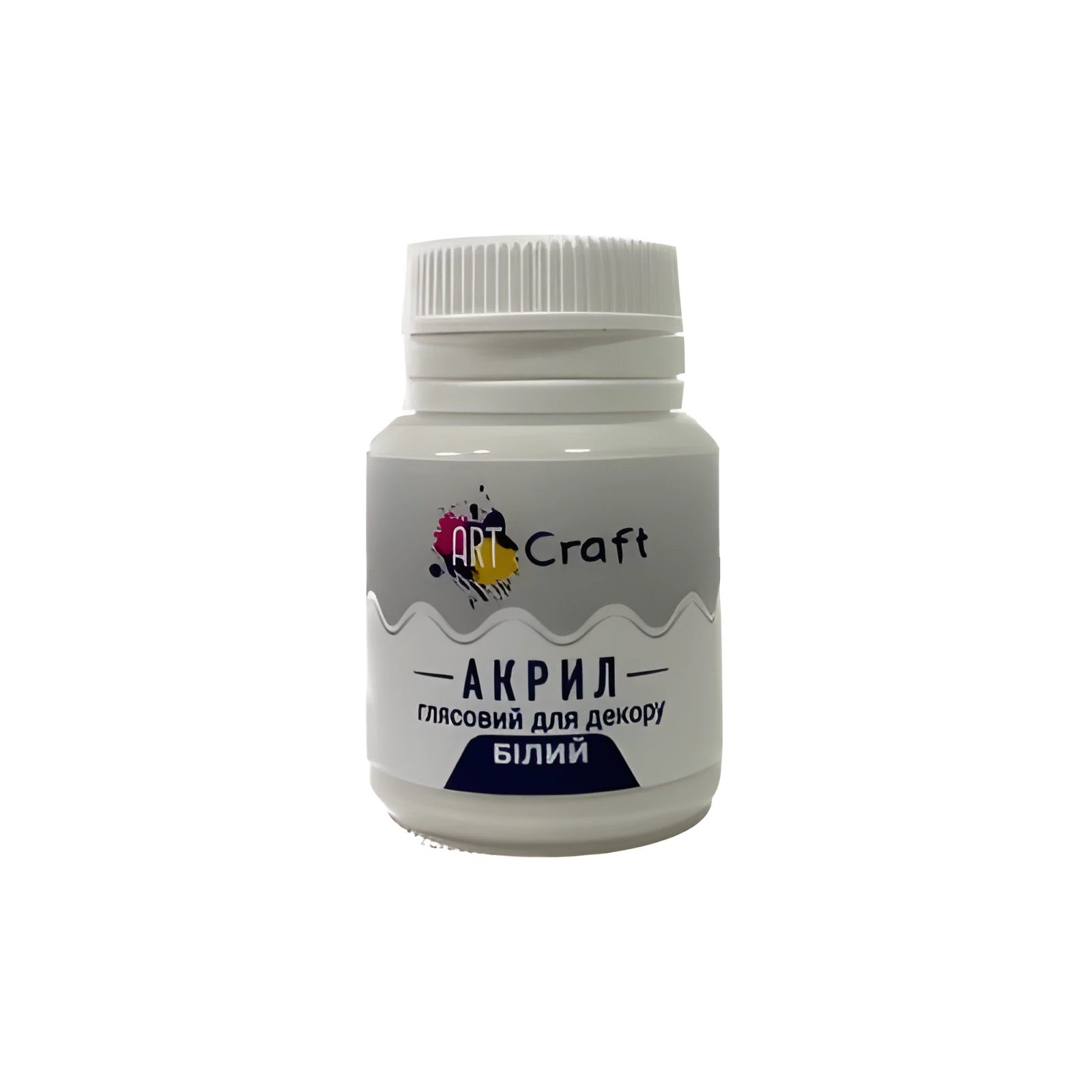 Фарба акрилова для декору ART Craft глянцева Білий AG-7504