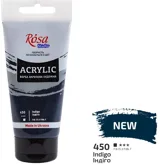 Фарба акрилова ROSA Studio Індіго 75 мл — фото 2