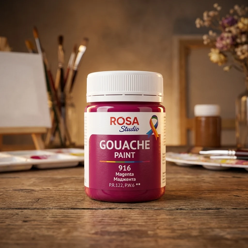 Гуаш ROSA Studio Маджента 20мл — Живопис