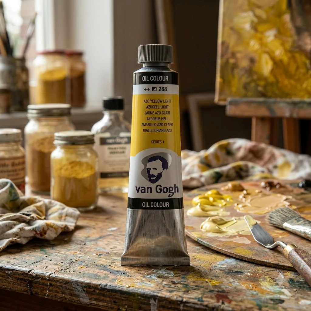 Фарба олійна, 268 жовта світла, 40 мл, Van Gogh, Royal Talens