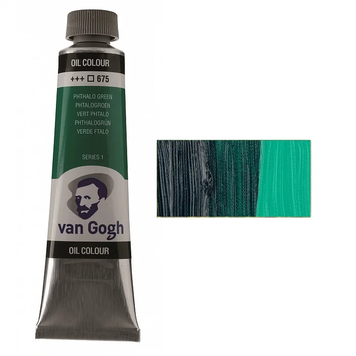 Фарба олійна, 675 зелена ФЦ , 40 мл, Van Gogh, Royal Talens