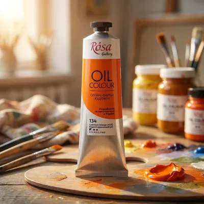 Фарба олійна ROSA Gallery Кадмій оранжевий (134) 100мл