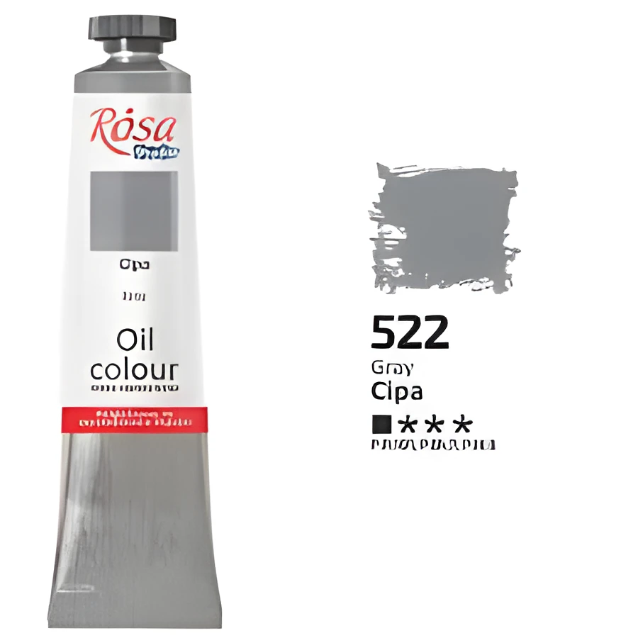 Фарба олійна Сіра 45мл ROSA Studio