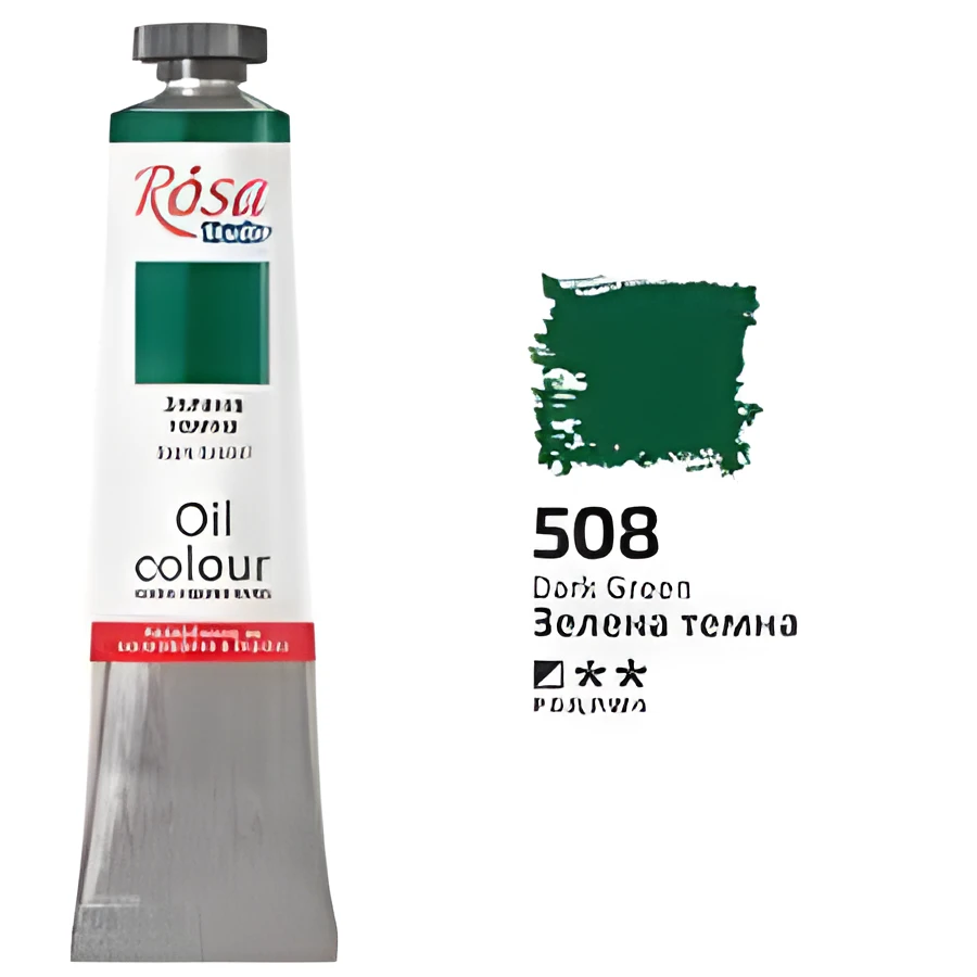 Фарба олійна Зелена ФЦ 45мл ROSA Studio
