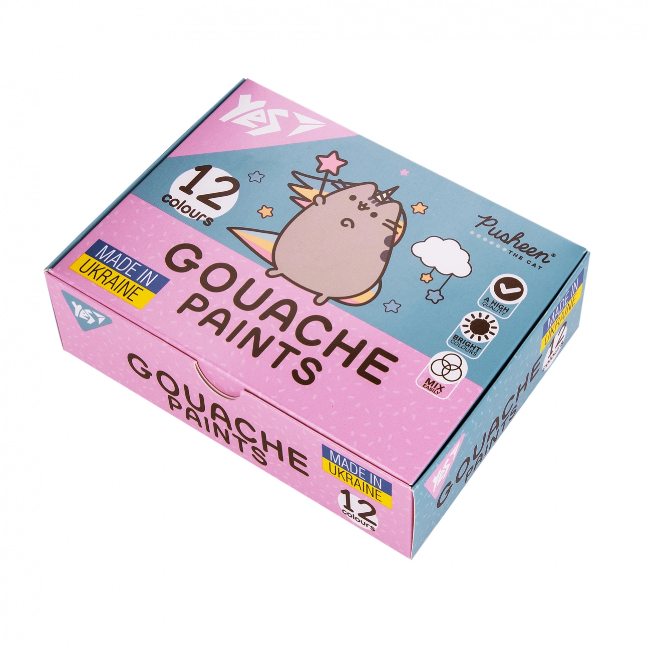 Фарби гуашеві Yes Pusheen 12 кол 20 мл — фото 3