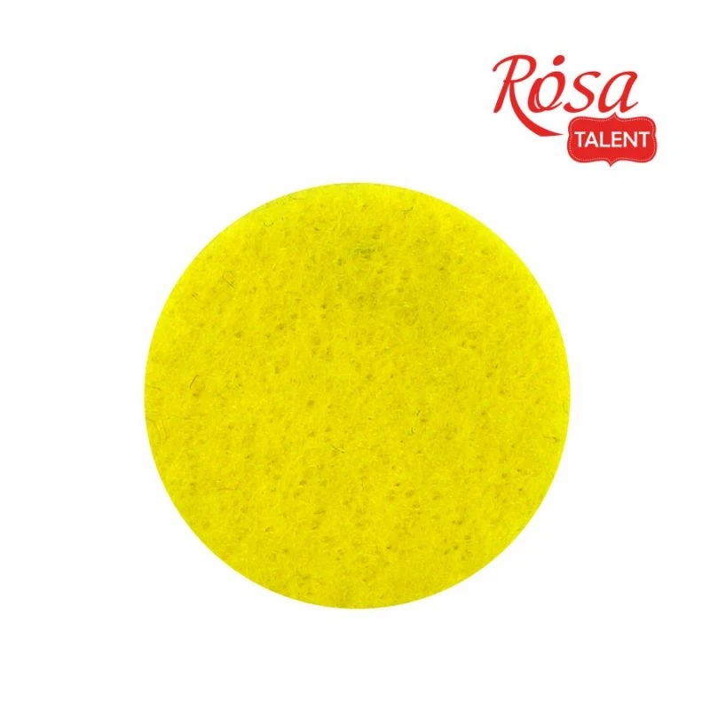 Фетр листковий Rosa Talent 29,7х42 см Жовтий 180г/м2
