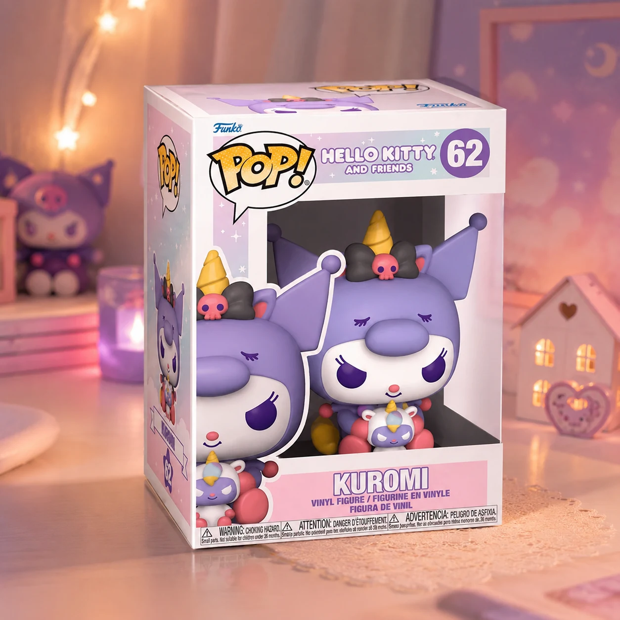 Фігурка Ігрова FUNKO POP! cеріїSanrio: Hello Kitty- КУРОМІВЕЧІРКА ЄДИНОРОГІВ 65750 — 