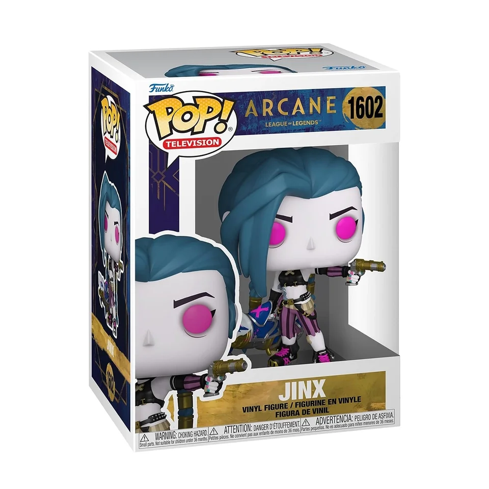 Фігурка Ігрова FUNKO POP! серії Аркейн- ДЖИНКС 75649 — фото 2