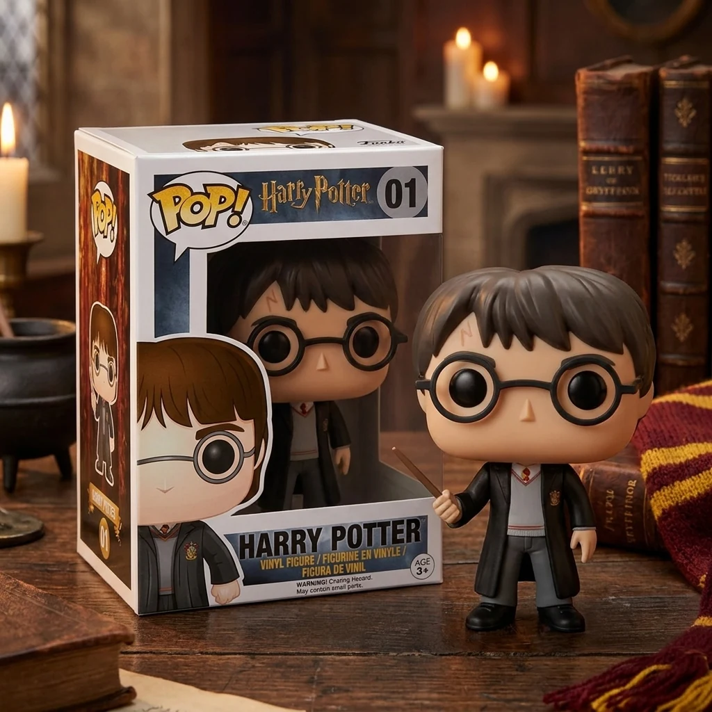 Фігурка Ігрова FUNKO POP! серії Гаррі Поттер- ГАРРІ ПОТТЕР З ПАЛИЧКОЮ 5858 — 