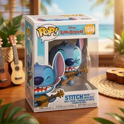 Фігурка Ігрова FUNKO POP! серії Ліло та Стіч- СТІЧ З УКУЛЕЛЕ 55615