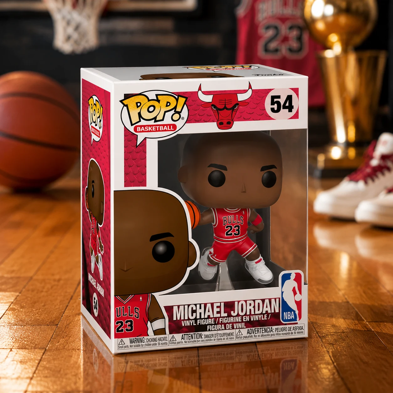 Фігурка Ігрова FUNKO POP! серії NBA: Bulls­- МАЙКЛ ДЖОРДАН 36890 — 