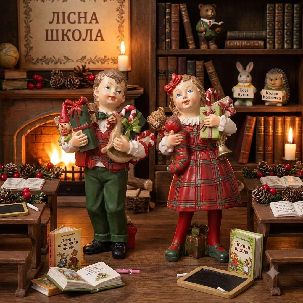 Фігурка керамічна Дiти 13 см