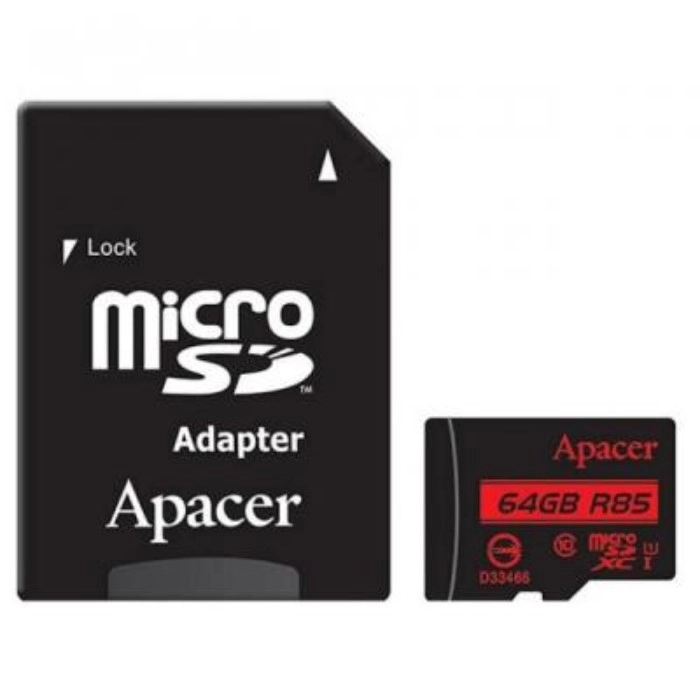 Флеш картка Apacer 64GB microSDXC class 10 UHS-I U1 (AP64GMCSX10U5-R) — фото 2