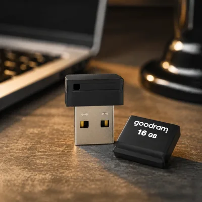 Флеш-накопичувач USB2.0 16GB Goodram UPI2 (Piccolo) Black (UPI2-0160K0R11)