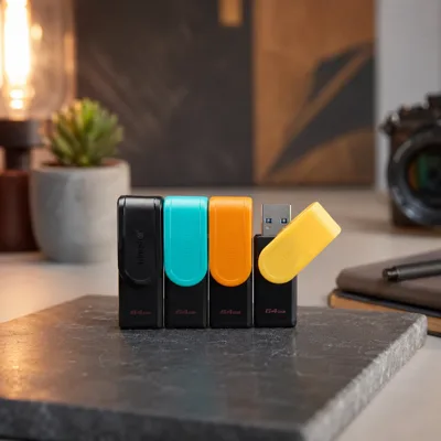Флеш-накопичувач USB3.2 64GB Kingston DataTraveler Exodia S Black (DTXS/64GB)