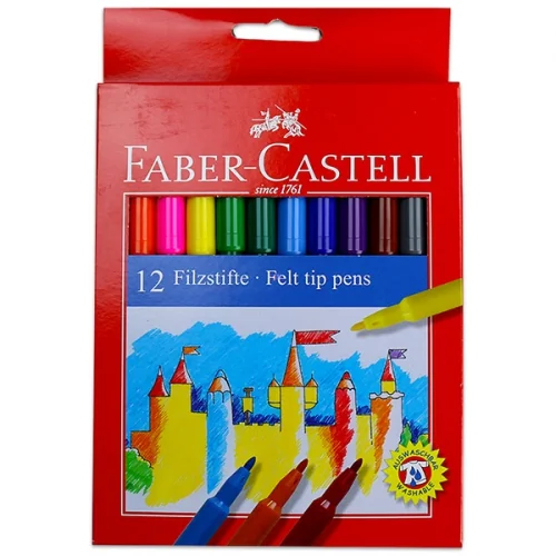 Фломастери 12 кольорів Faber-Castell — фото 2