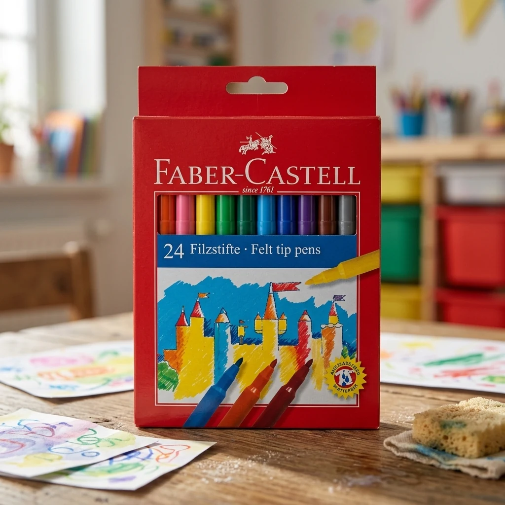 Фломастери 24 кольори Faber-Castell