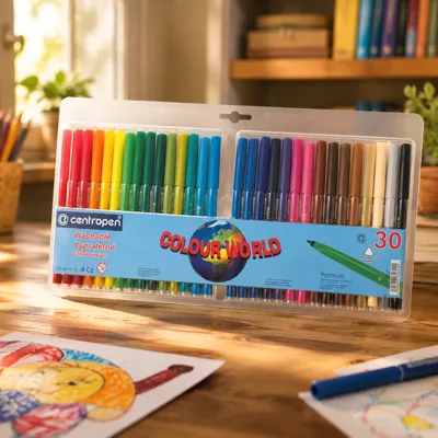 Фломастери 30 кольорів 7550 CENTROPEN 7 550