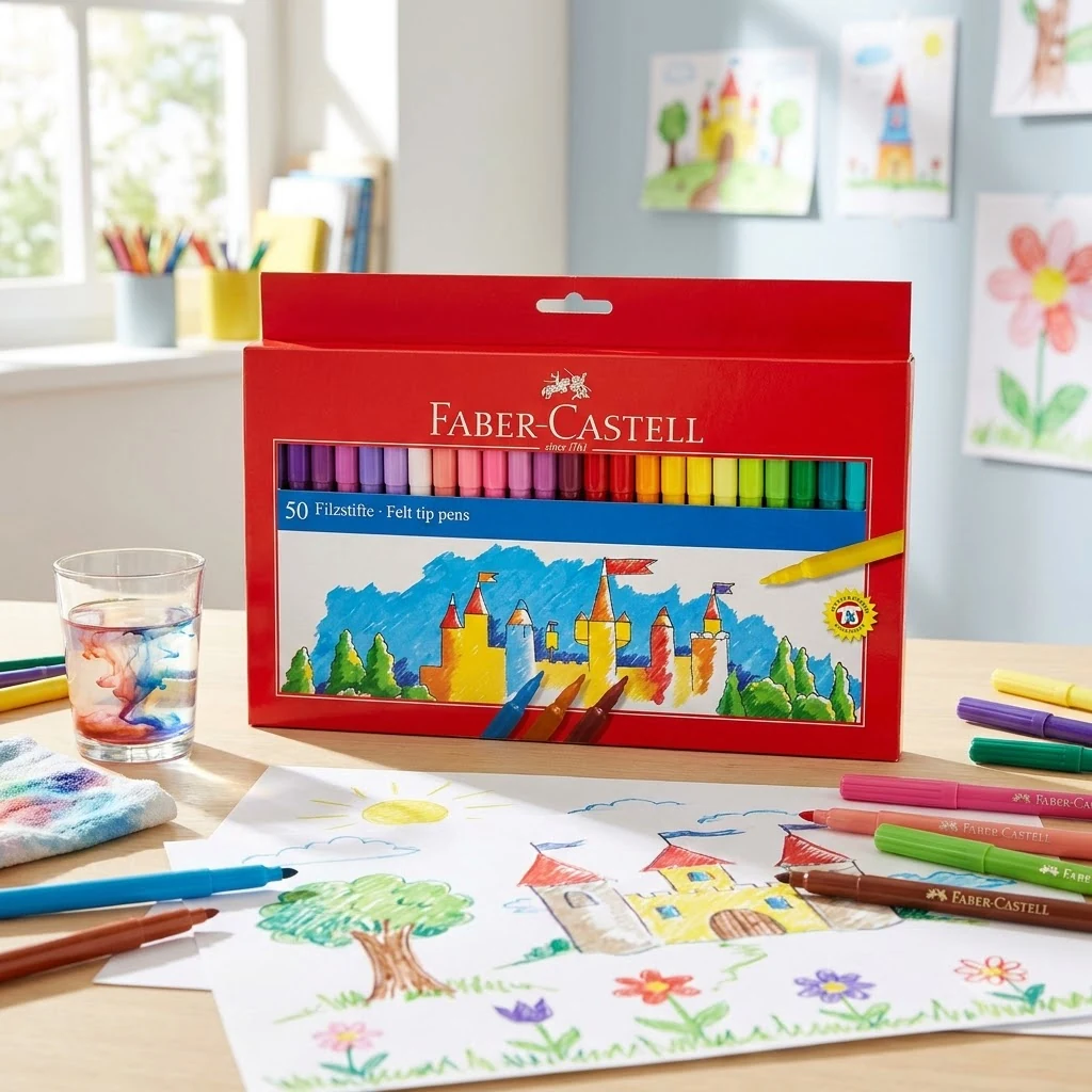 Фломастери 50 кольорів Faber-Castell