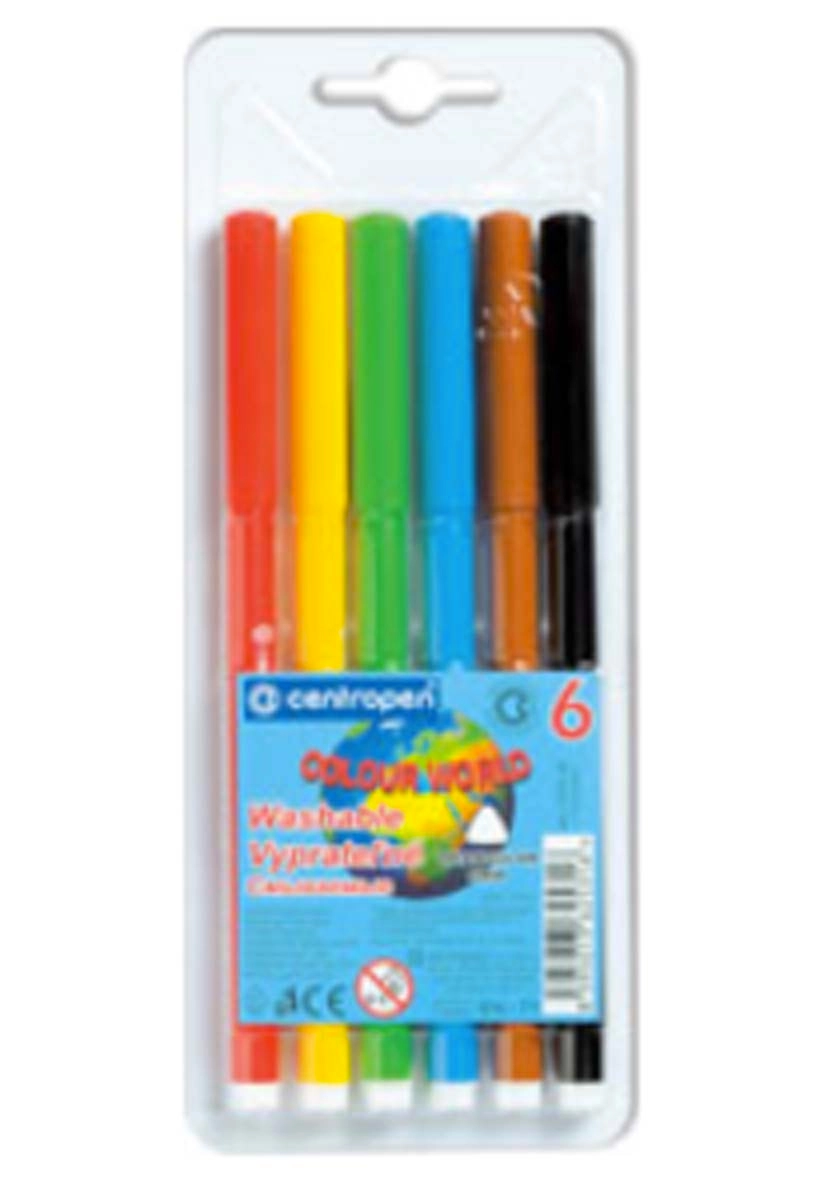 Фломастери 6 кольорів 7550 CENTROPEN 7 550 — фото 2