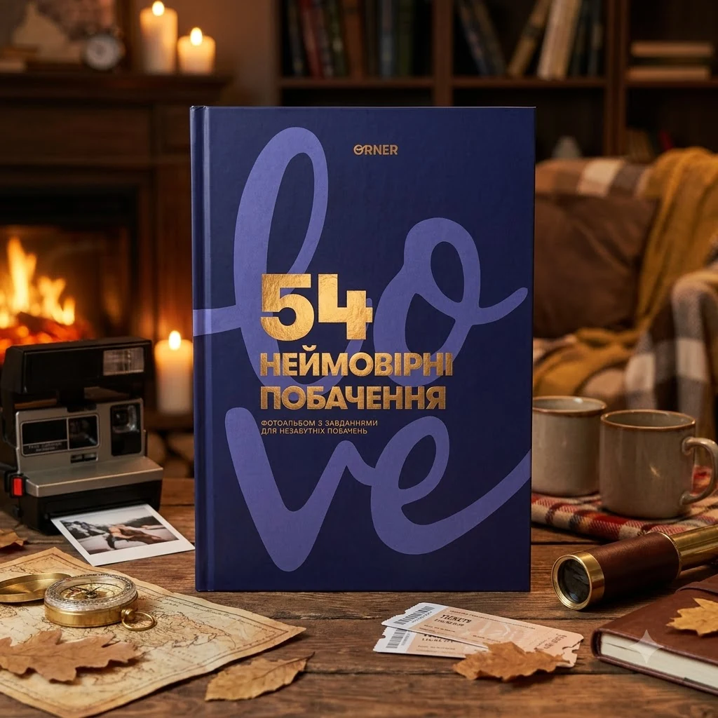 Фотоальбом А4 "54 Неймовірні побачення" темно-синій