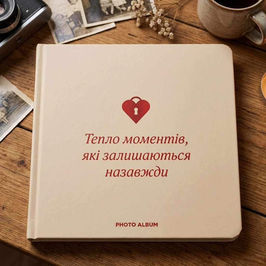 Фотоальбом А5 "Теплі моменти" бежевий