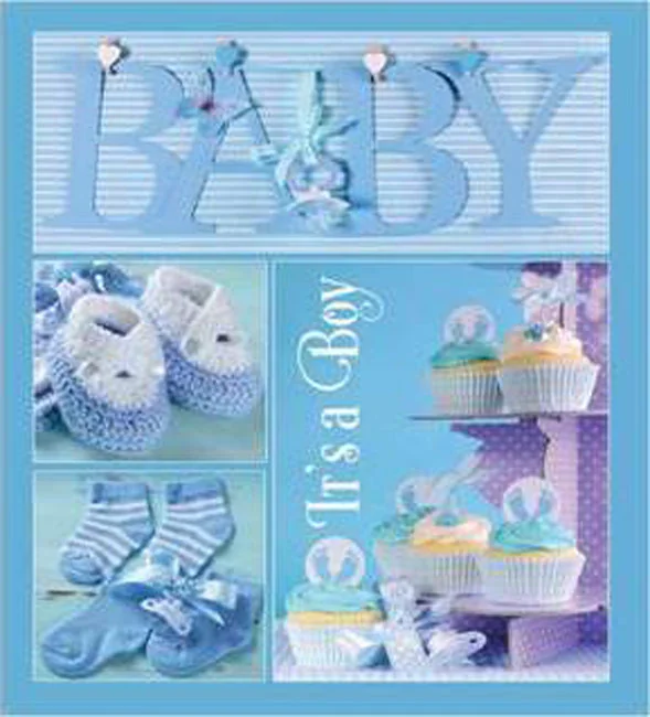 Фотоальбом на 20 самоклеючих аркушів Baby collage Blue — фото 2