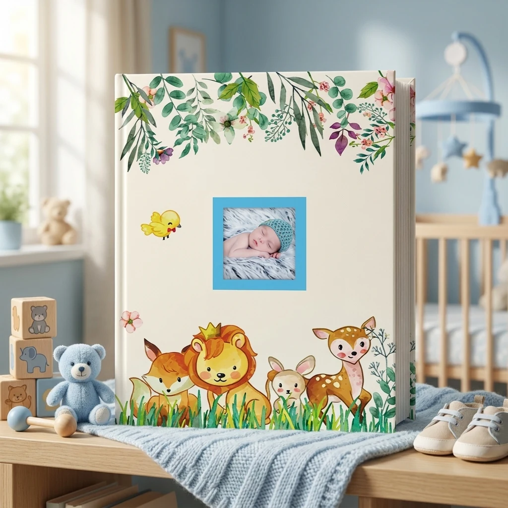 Фотоальбом на 200 фото 10х15 см для хлопчиків Baby Boys