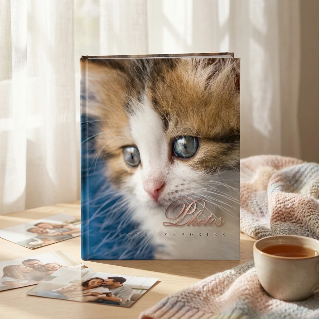 Фотоальбом на 200 фото 10х15см Cat photo