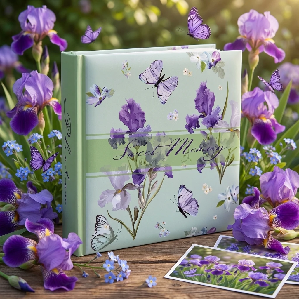 Фотоальбом на 200 фото 10х15см Violet Spring