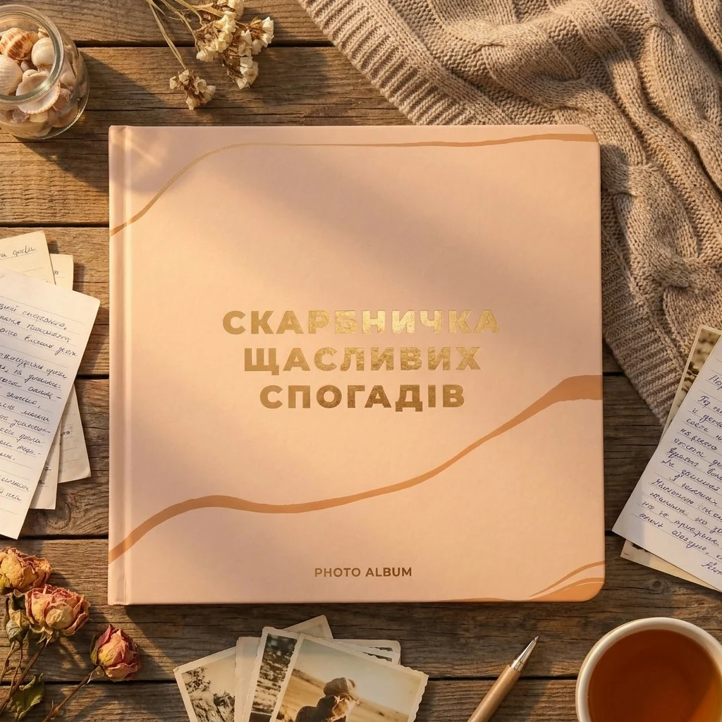 Фотоальбом Orner Скарбничка щасливих спогадів бежевий orner-2096