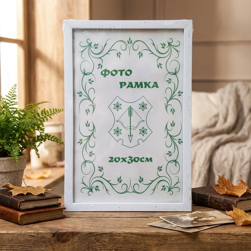 Фоторамка 20*30 пластикова білий
